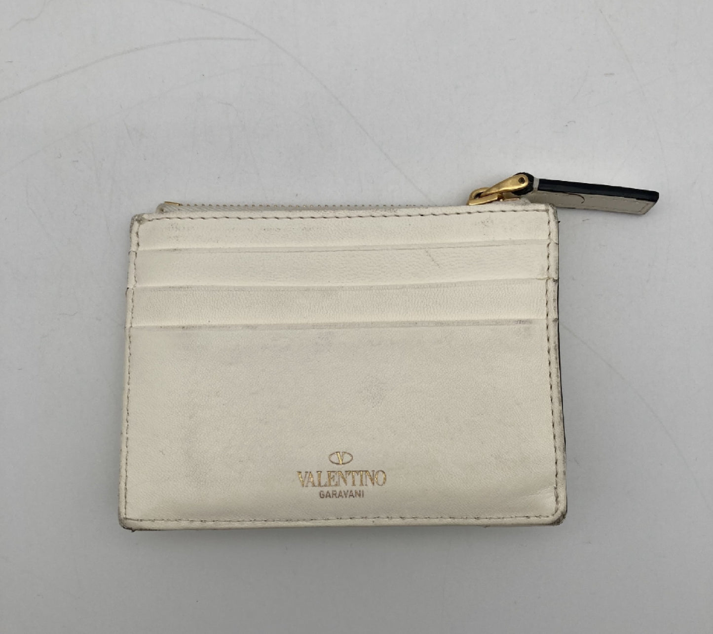 VALENTINO Card Case White Card Case, Pass Case, Business Card Case