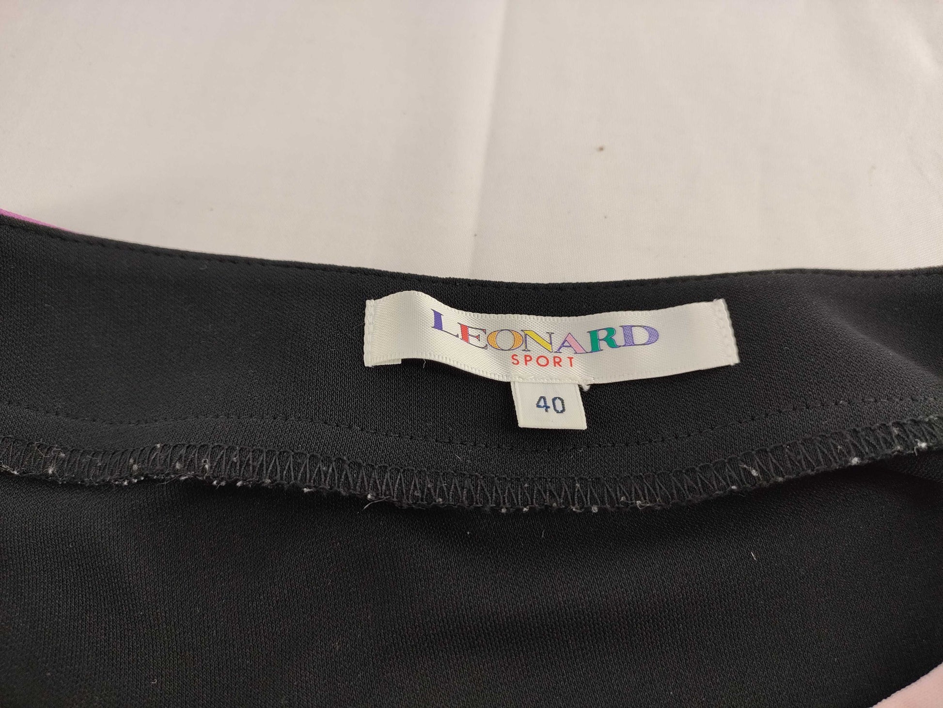 LEONARD Long Sleeve Floral Print Top Size 40