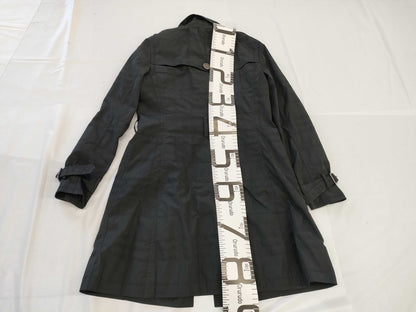 BURBERRY London Trench Coat Black Size 38