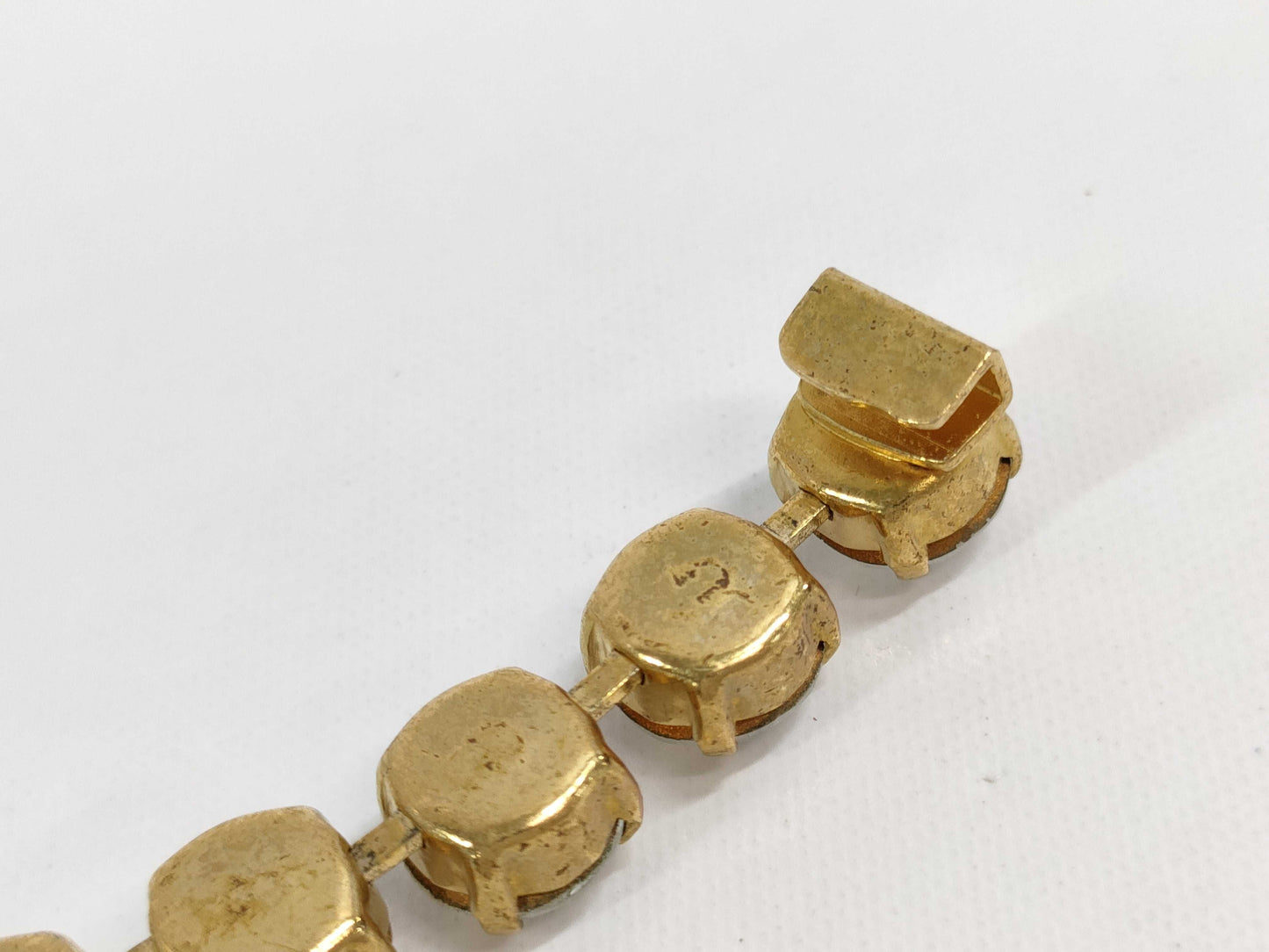 CHANEL Chain Belt 95P Rhinestone Coco Mark Box Belt