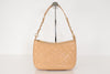 CHANEL Caviar Skin Deca Coco Caviar One-Shoulder Bag, Beige, No. 9
