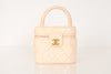 CHANEL Enamel Patent Vanity Beige No. 3 Handbag