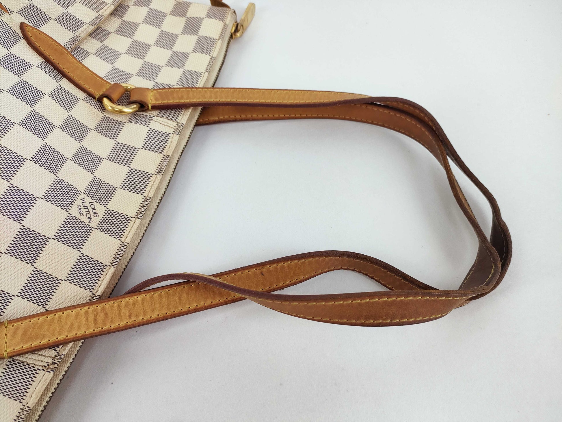 LOUIS VUITTON Damier Azur Totally MM N51262 Tote Bag