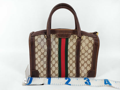 GUCCI GG Supreme GUCCI GG Supreme Mini Boston Bag Handbag Boston Bag
