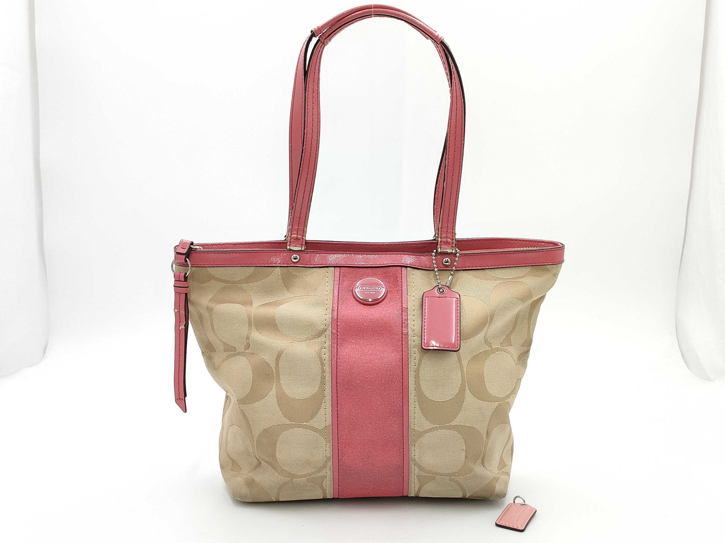 COACH Signature Handbag Tote Bag Handbag