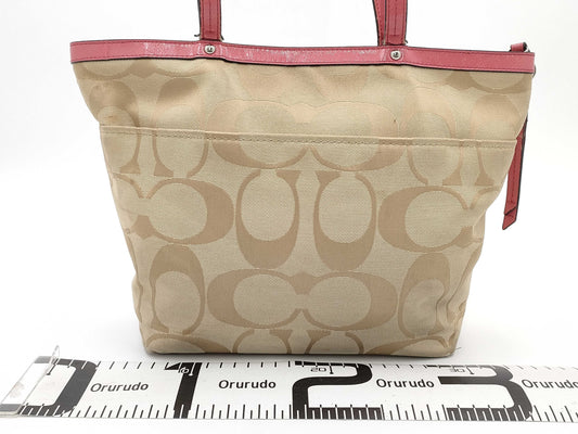 COACH Signature Handbag Tote Bag Handbag