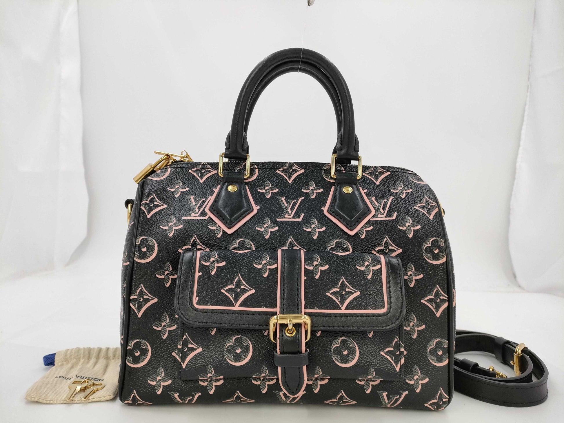 LOUIS VUITTON Monogram Fall for You Speedy Bandouliere 25 M20852/RFID Boston Bag