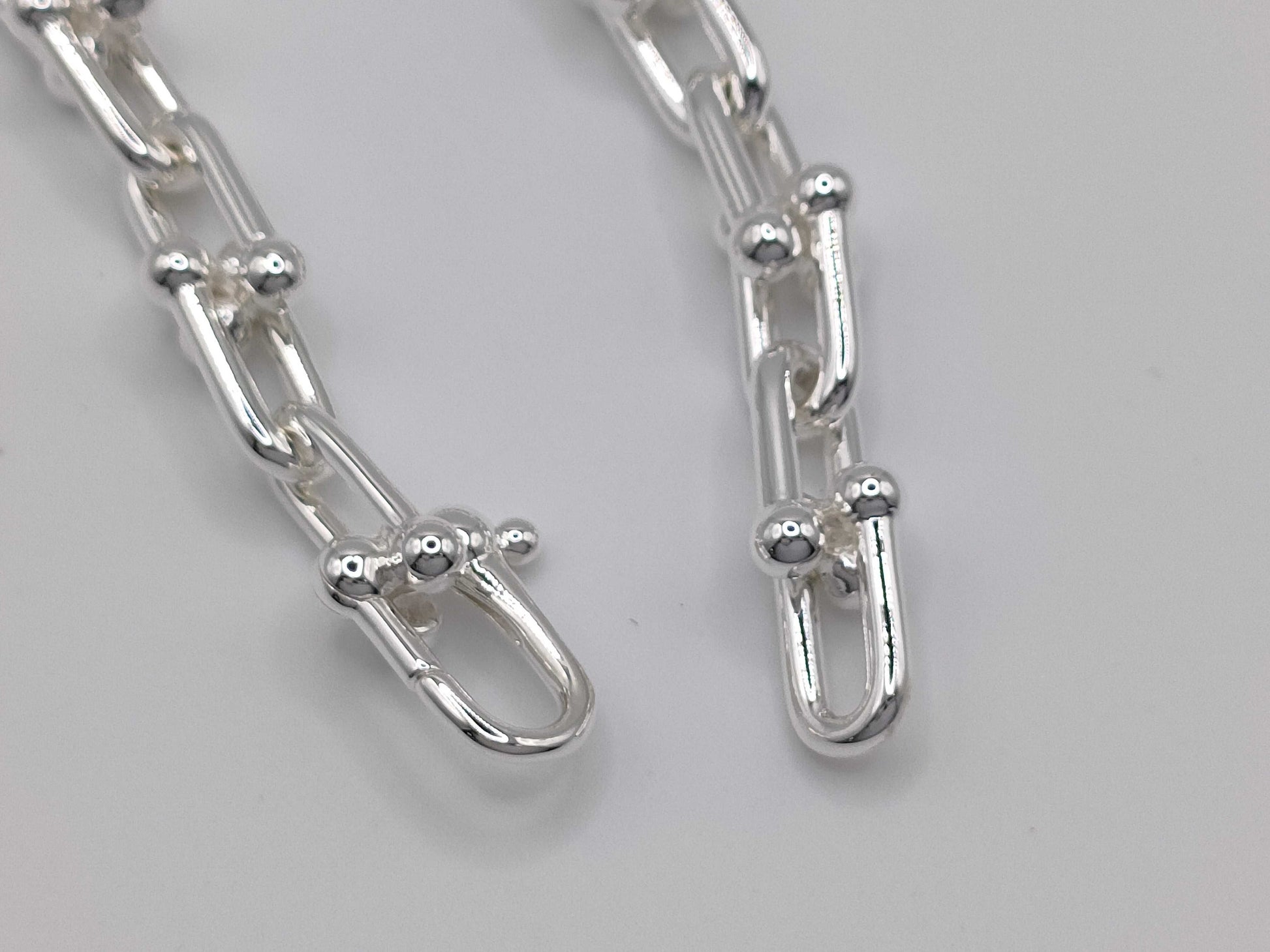 Tiffany & Co. Tiffany HardWear Graduated Link Necklace, Ag925, 104.1g