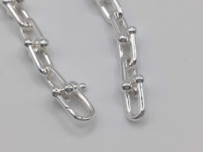 Tiffany & Co. Tiffany HardWear Graduated Link Necklace, Ag925, 104.1g