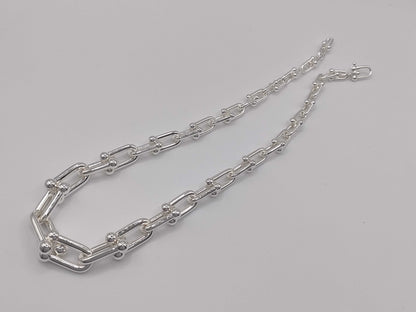 Tiffany & Co. Tiffany HardWear Graduated Link Necklace, Ag925, 104.1g