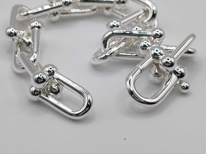 Tiffany & Co. Tiffany HardWear Large Link L Bracelet, Ag925, 60.9g, Bracelet/Bangle