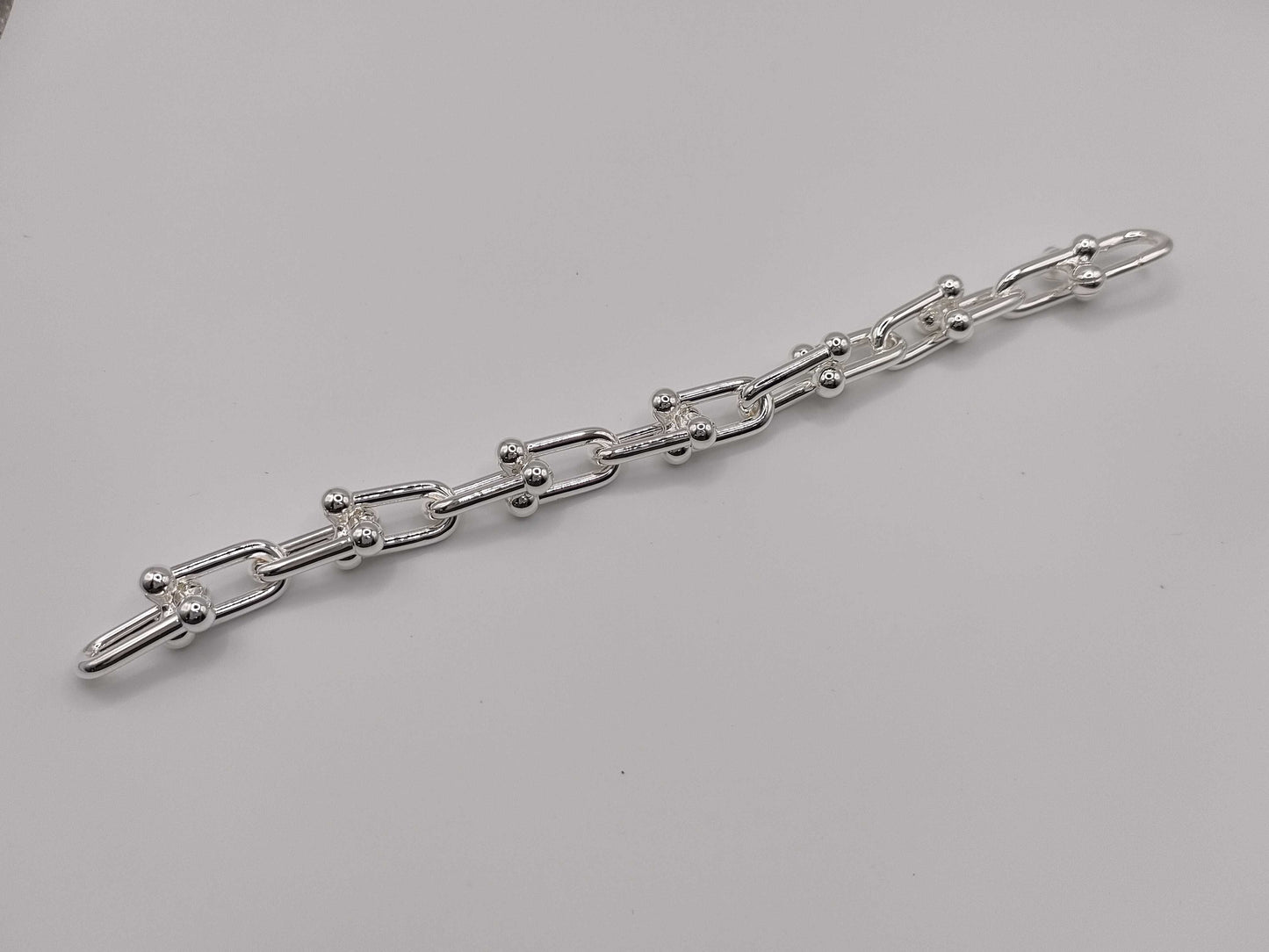 Tiffany & Co. Tiffany HardWear Large Link L Bracelet, Ag925, 60.9g, Bracelet/Bangle