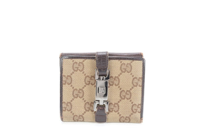 GUCCI GG Canvas Jackie Wallet
