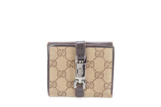 GUCCI GG Canvas Jackie Wallet