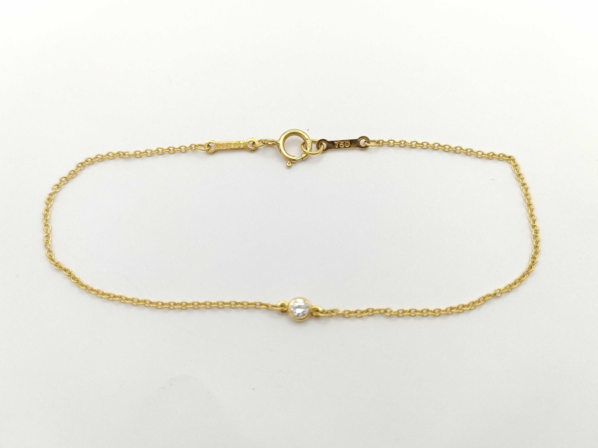 Tiffany & Co. By the Yard 1PD YG 750 0.9g Bracelet/Bangle 