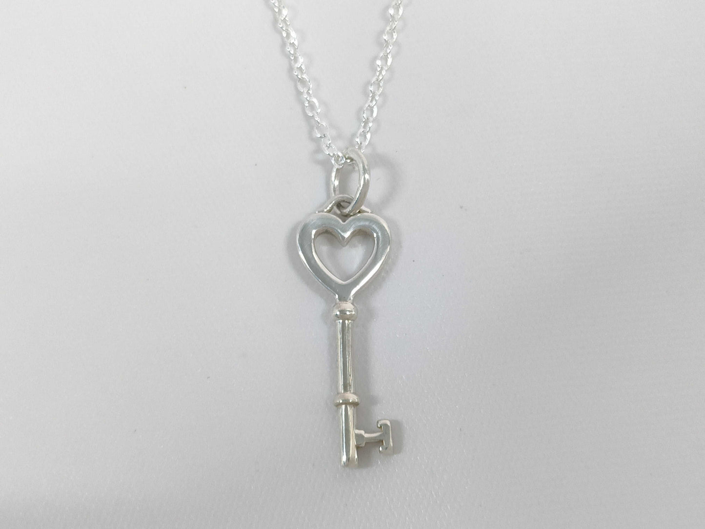 Tiffany & Co. Heart Key Necklace SV925 Necklace