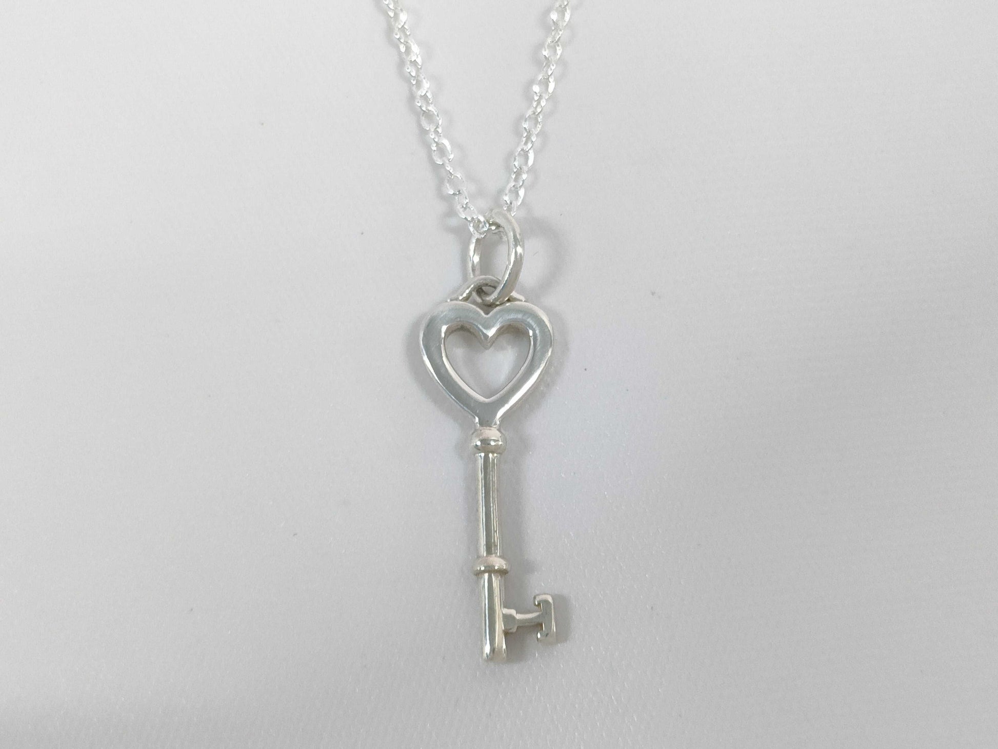 Tiffany & Co. Heart Key Necklace SV925 Necklace