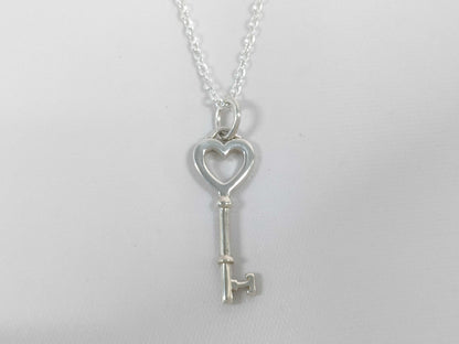 Tiffany & Co. Heart Key Necklace SV925 Necklace