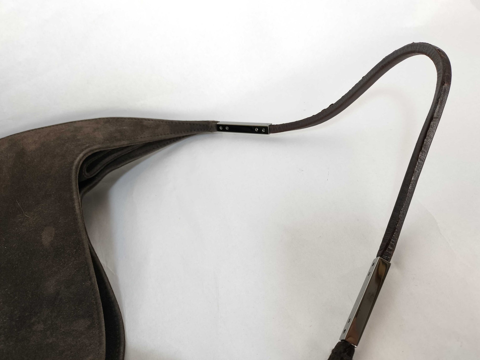 GUCCI One-Shoulder Suede Shoulder Bag 001.3167 001998