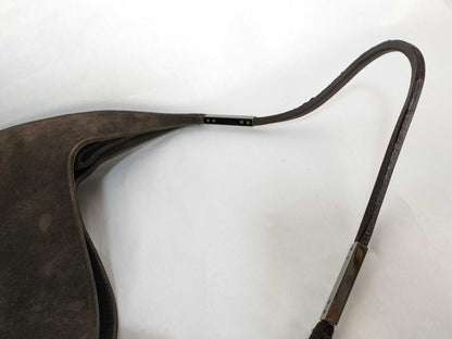 GUCCI One-Shoulder Suede Shoulder Bag 001.3167 001998