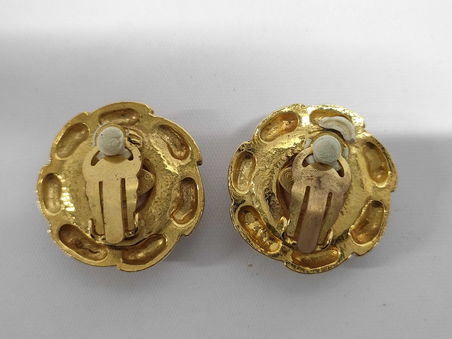 CHANEL Coco Mark Faux Pearl Earrings