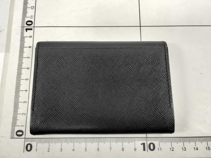 BURBERRY Black Card Case, Card Case, Pass Case, Business Card Case