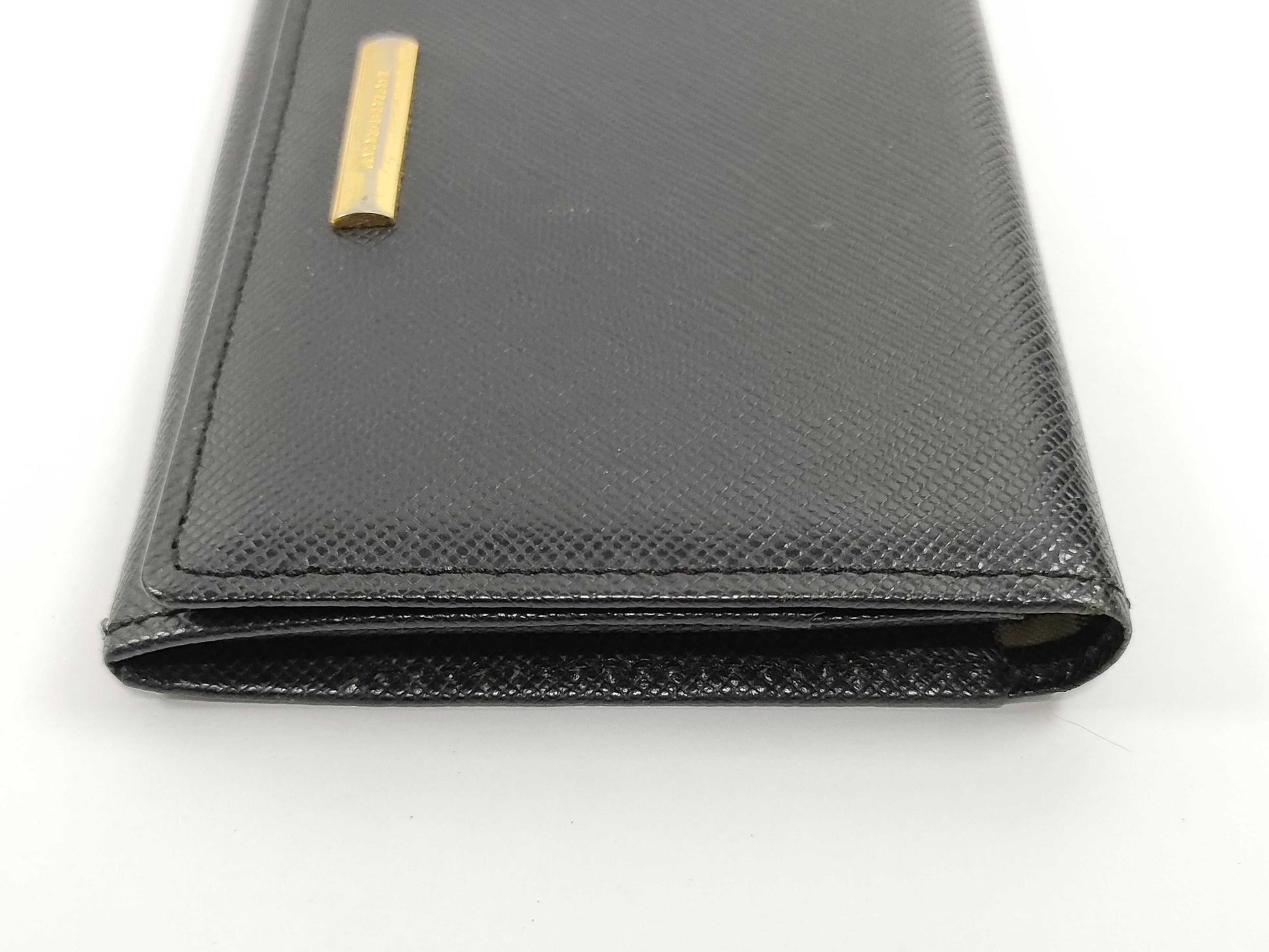 BURBERRY Black Card Case, Card Case, Pass Case, Business Card Case