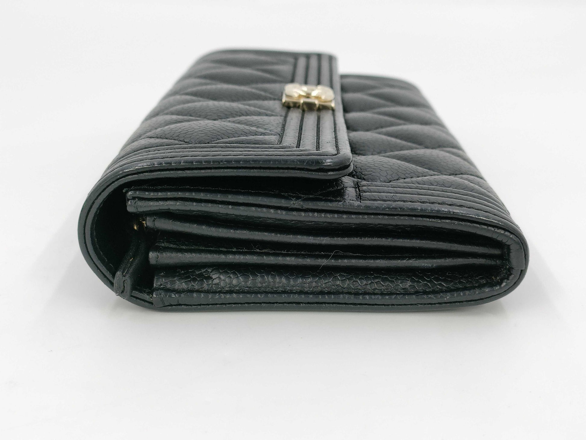 CHANEL Unused CHANEL Boy Chanel No. 29 Long Wallet in Black