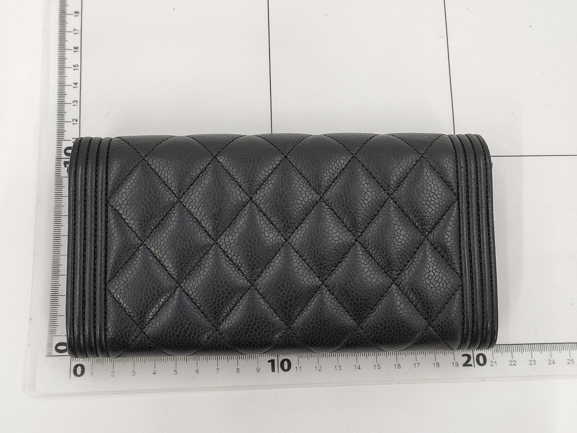 CHANEL Unused CHANEL Boy Chanel No. 29 Long Wallet in Black