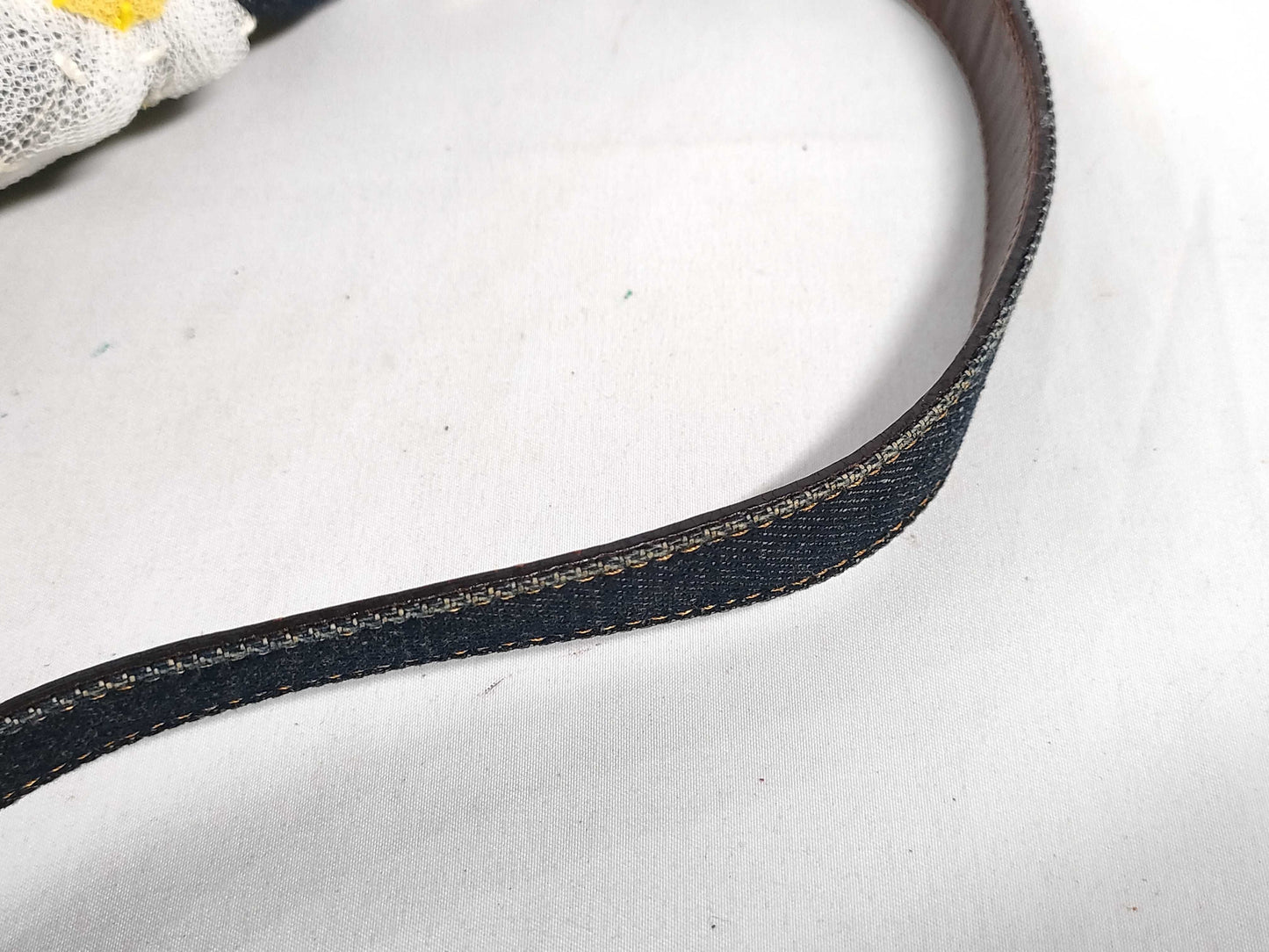 FENDI Mamma Bucket One-Shoulder Bag in Lace and Denim with Floral Embroidery