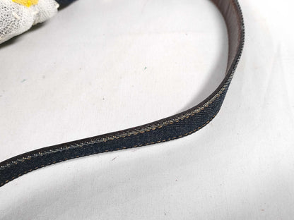 FENDI Mamma Bucket One-Shoulder Bag in Lace and Denim with Floral Embroidery