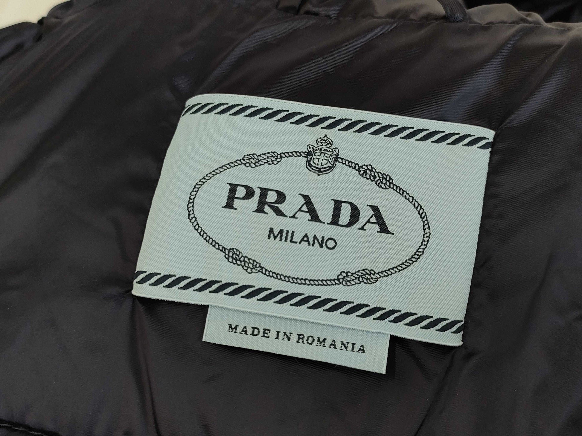 PRADA PRADA Triangle Logo Padded Outer Jacket Women's Size 42 Jacket