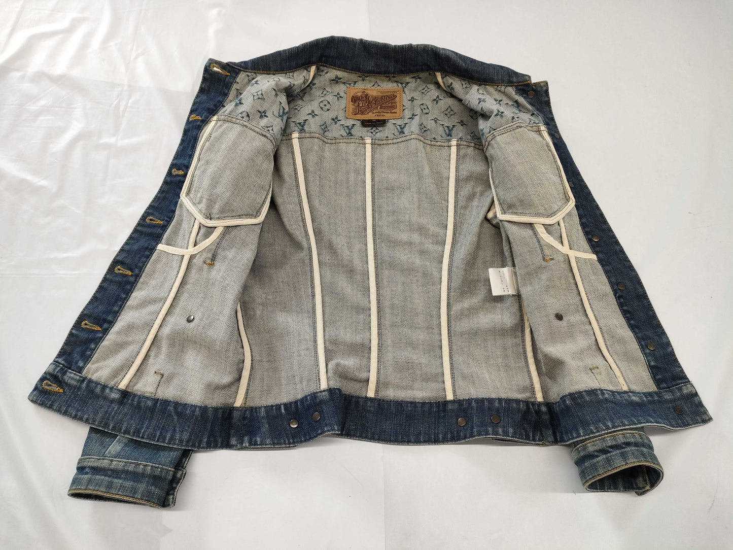 LOUIS VUITTON LOUIS VUITTON Louis Vuitton Monogram Denim Jacket Size 36 Jacket