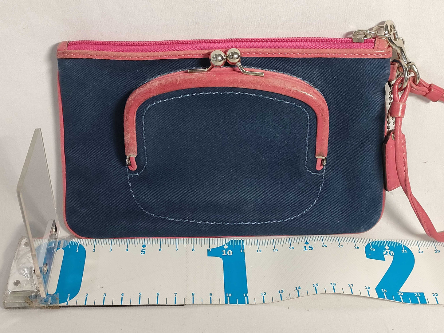 COACH Bonnie Cassin clasp accessory pouch