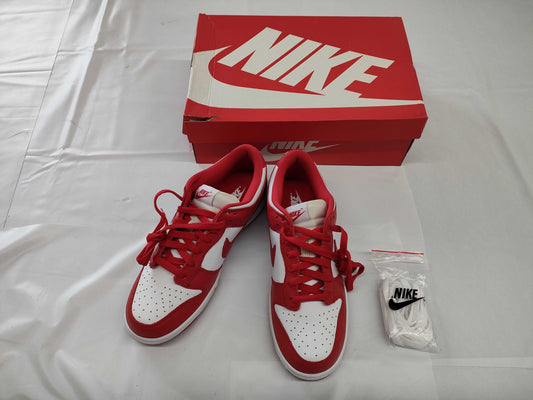 NIKE Dunk Low University Red, Size 27cm, Unused, CU1727-100 Sneakers