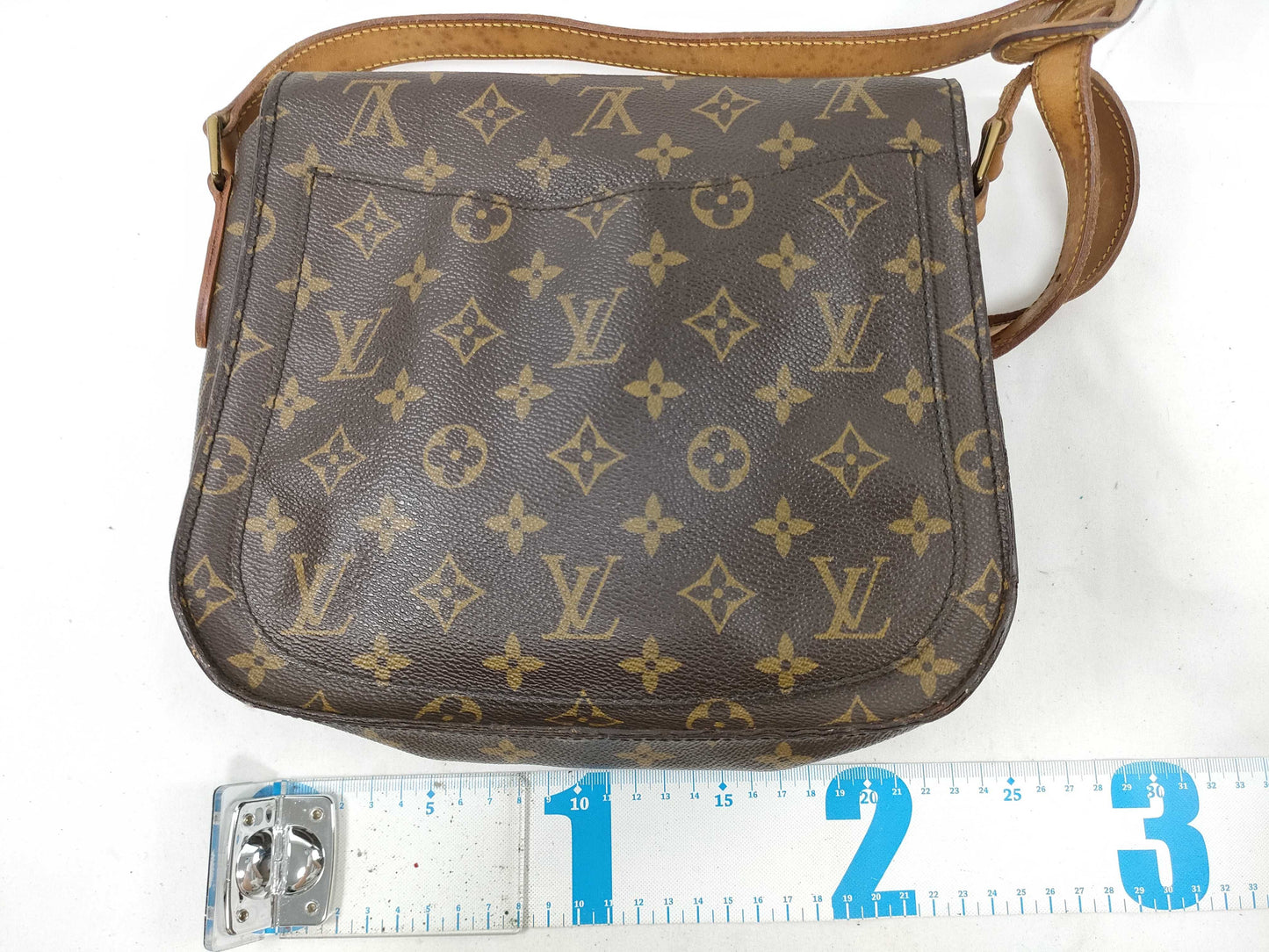 LOUIS VUITTON Monogram LOUIS VUITTON Saint-Cloud Shoulder Bag M51242