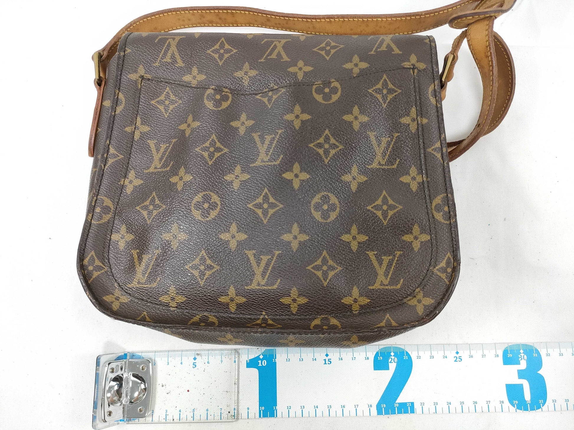 LOUIS VUITTON Monogram LOUIS VUITTON Saint-Cloud Shoulder Bag M51242
