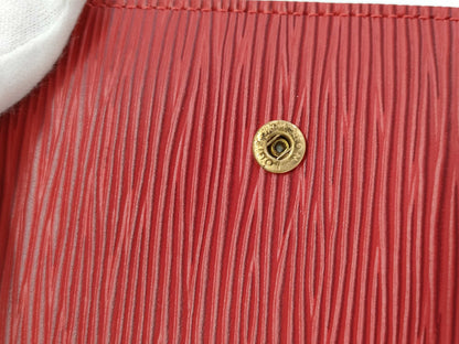 LOUIS VUITTON Epi Compact Wallet with Box