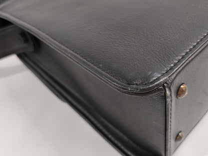 CHANEL One-Shoulder Caviar Skin Black Shoulder Bag