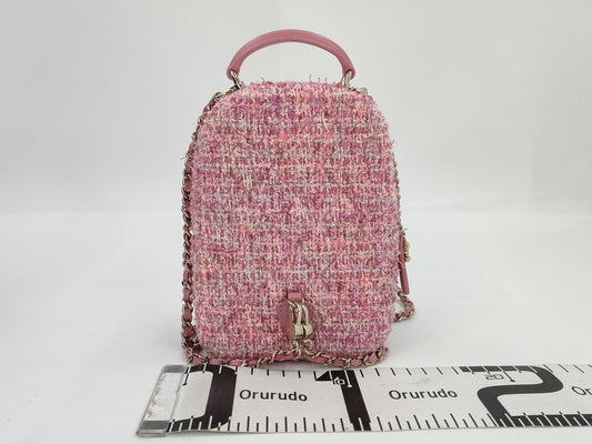 CHANEL CHANEL Tweed Backpack Backpack