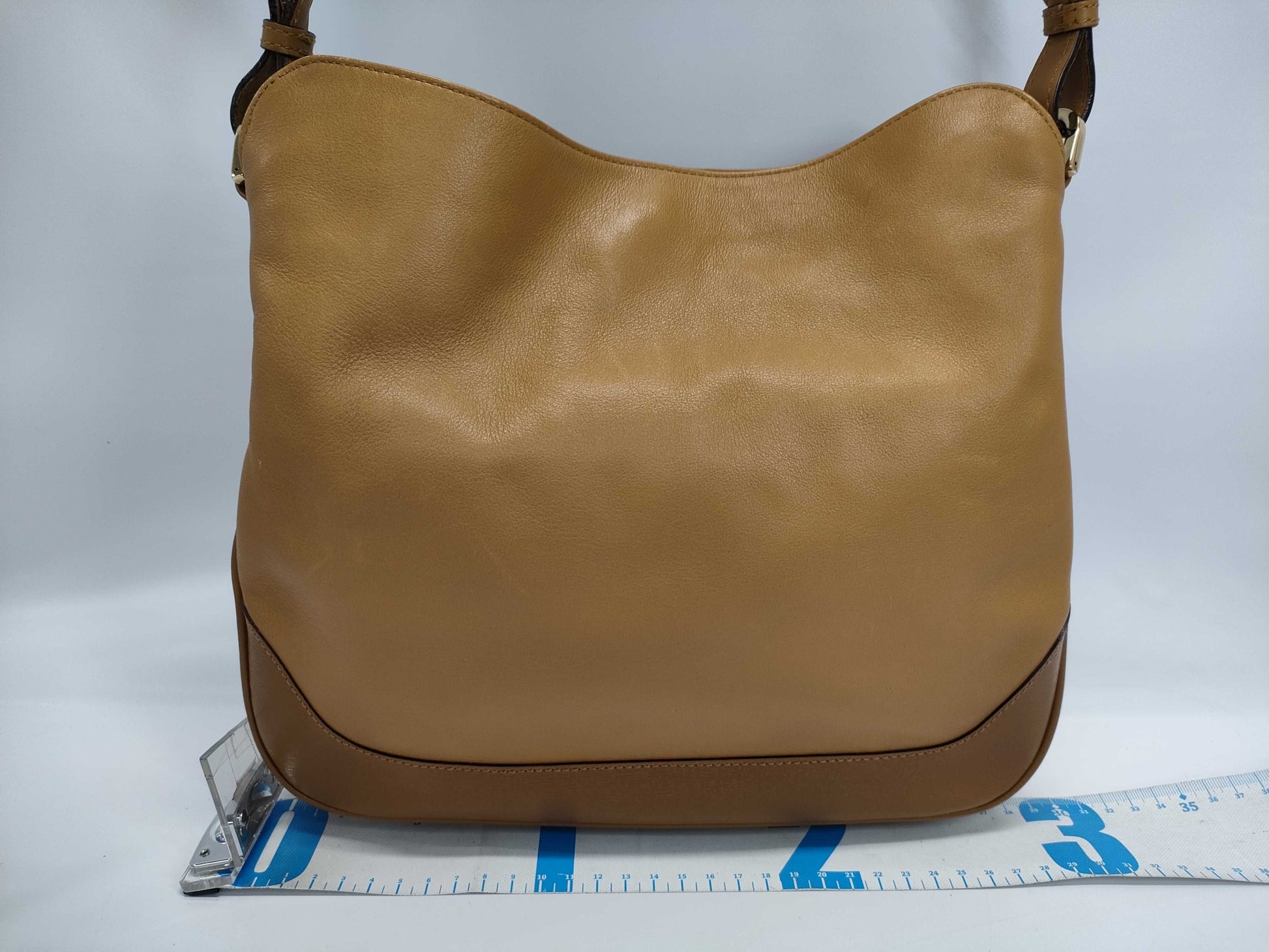 GUCCI Bamboo 2-Way Shoulder Bag Leather Handbag