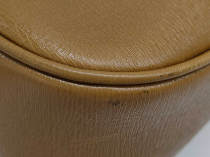 GUCCI Bamboo 2-Way Shoulder Bag Leather Handbag