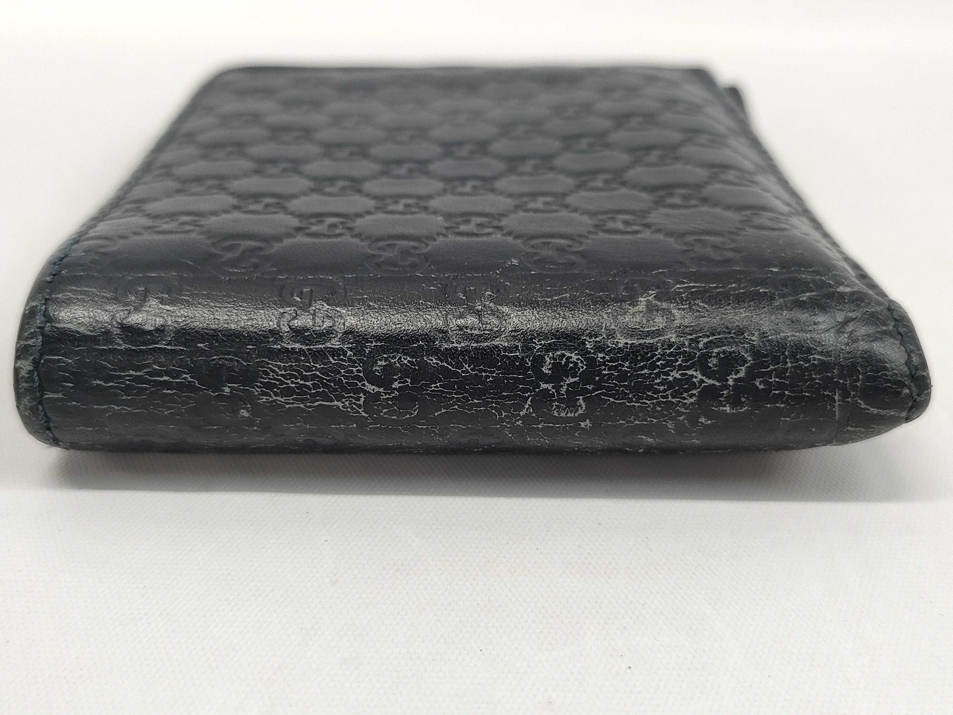 GUCCI Gucci Bifold Wallet Micro Guccissima Micro G Billfold