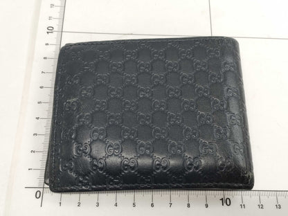 GUCCI Gucci Bifold Wallet Micro Guccissima Micro G Billfold