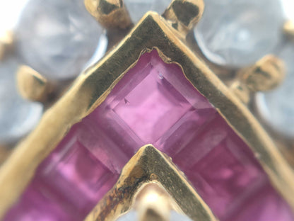 R1.70ct Clear Stone K18 8.2g Ring 