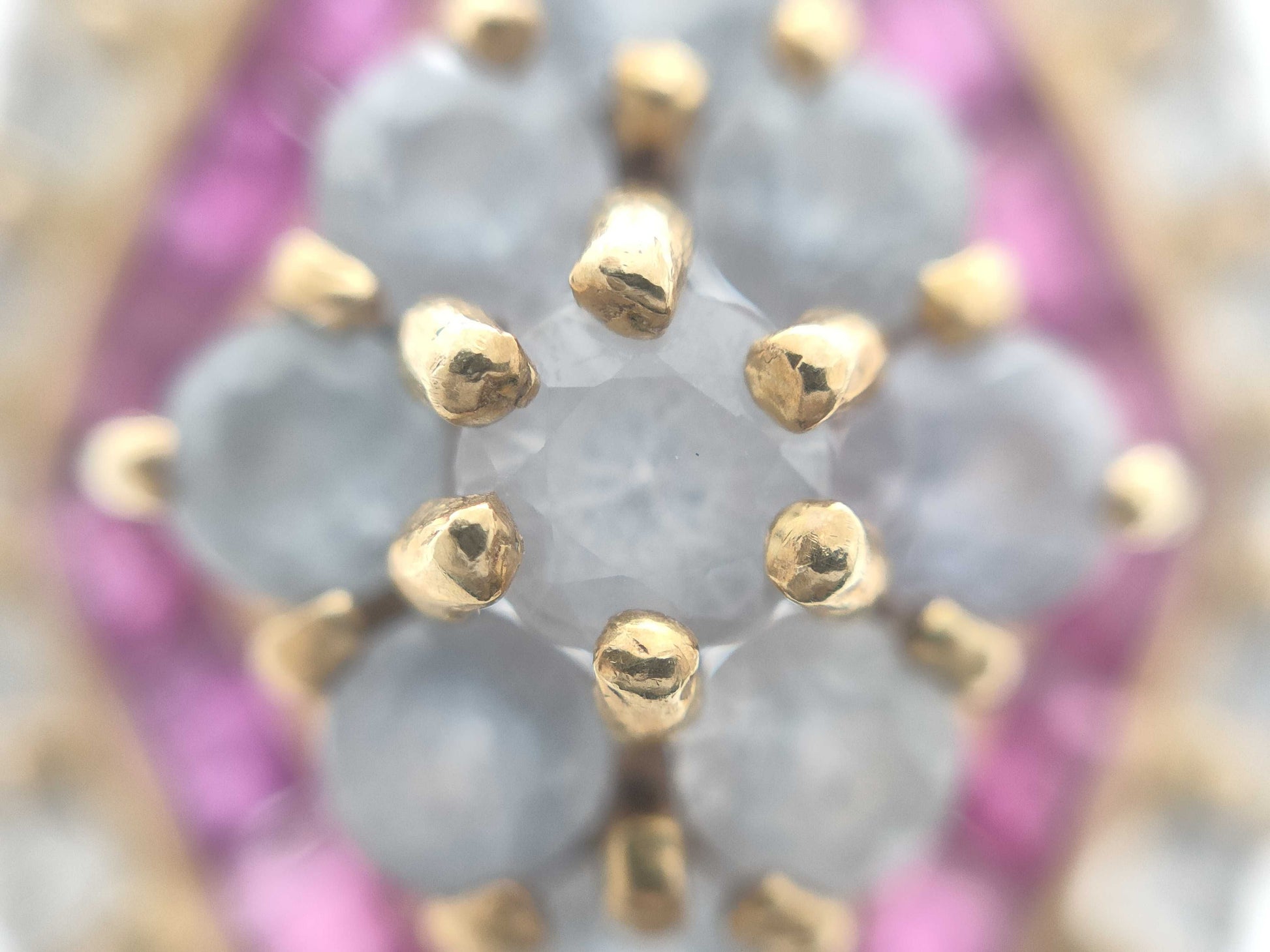 R1.70ct Clear Stone K18 8.2g Ring 