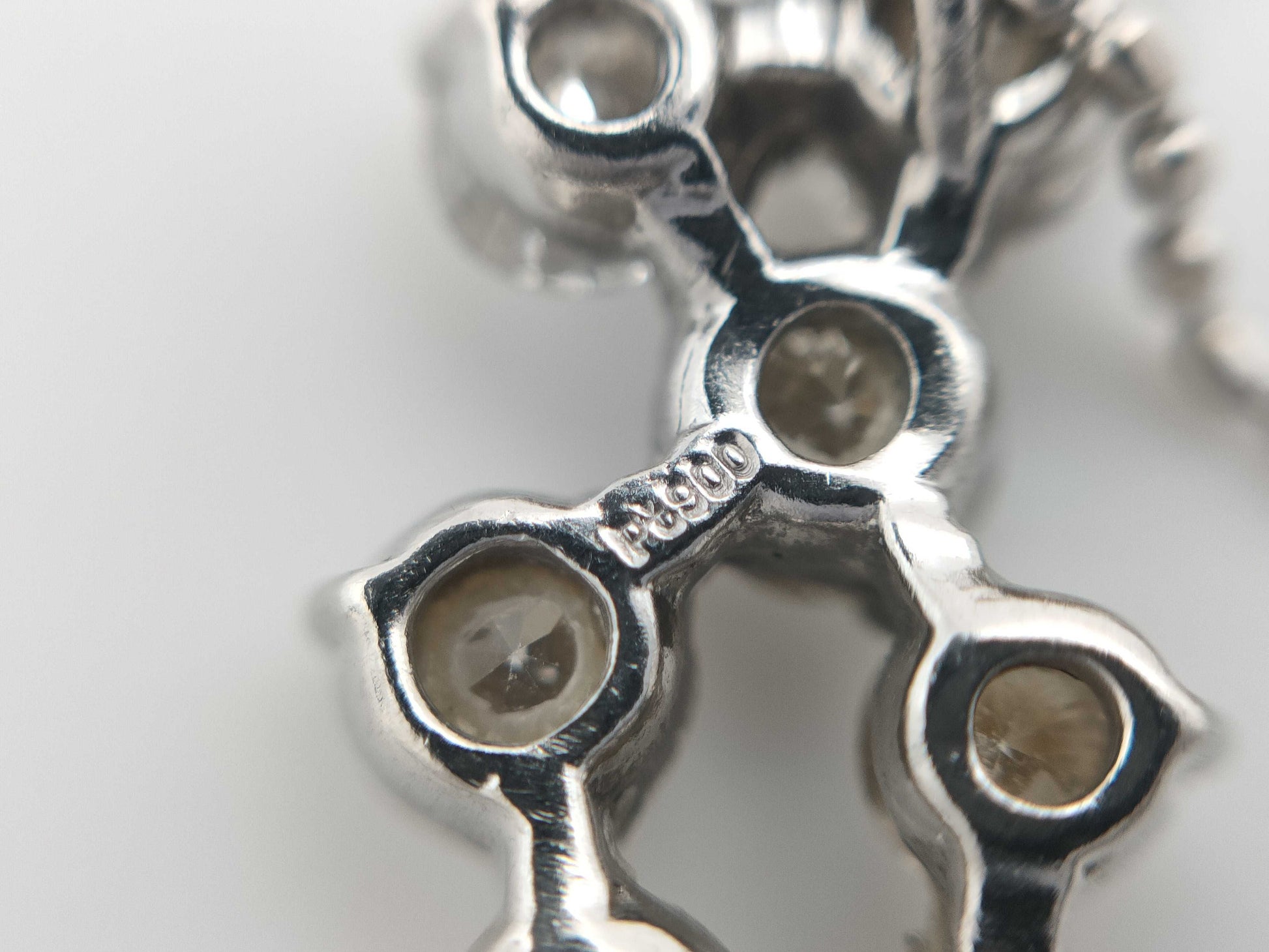 D1.20ct PT900/K18WG 3.4g Necklace 