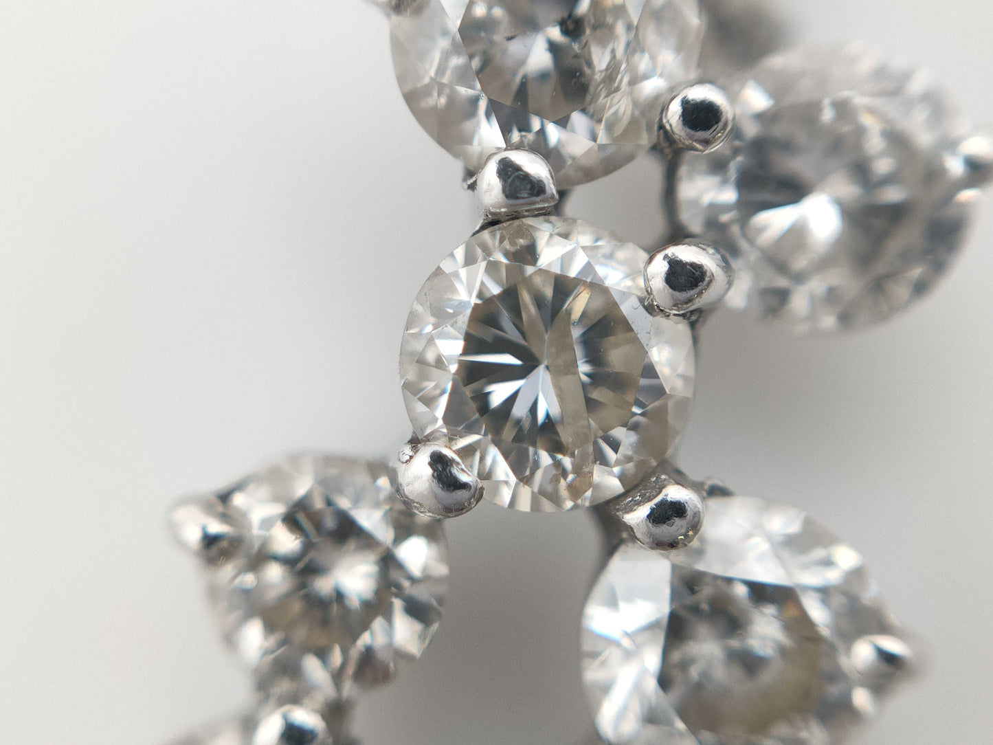 D1.20ct PT900/K18WG 3.4g Necklace 