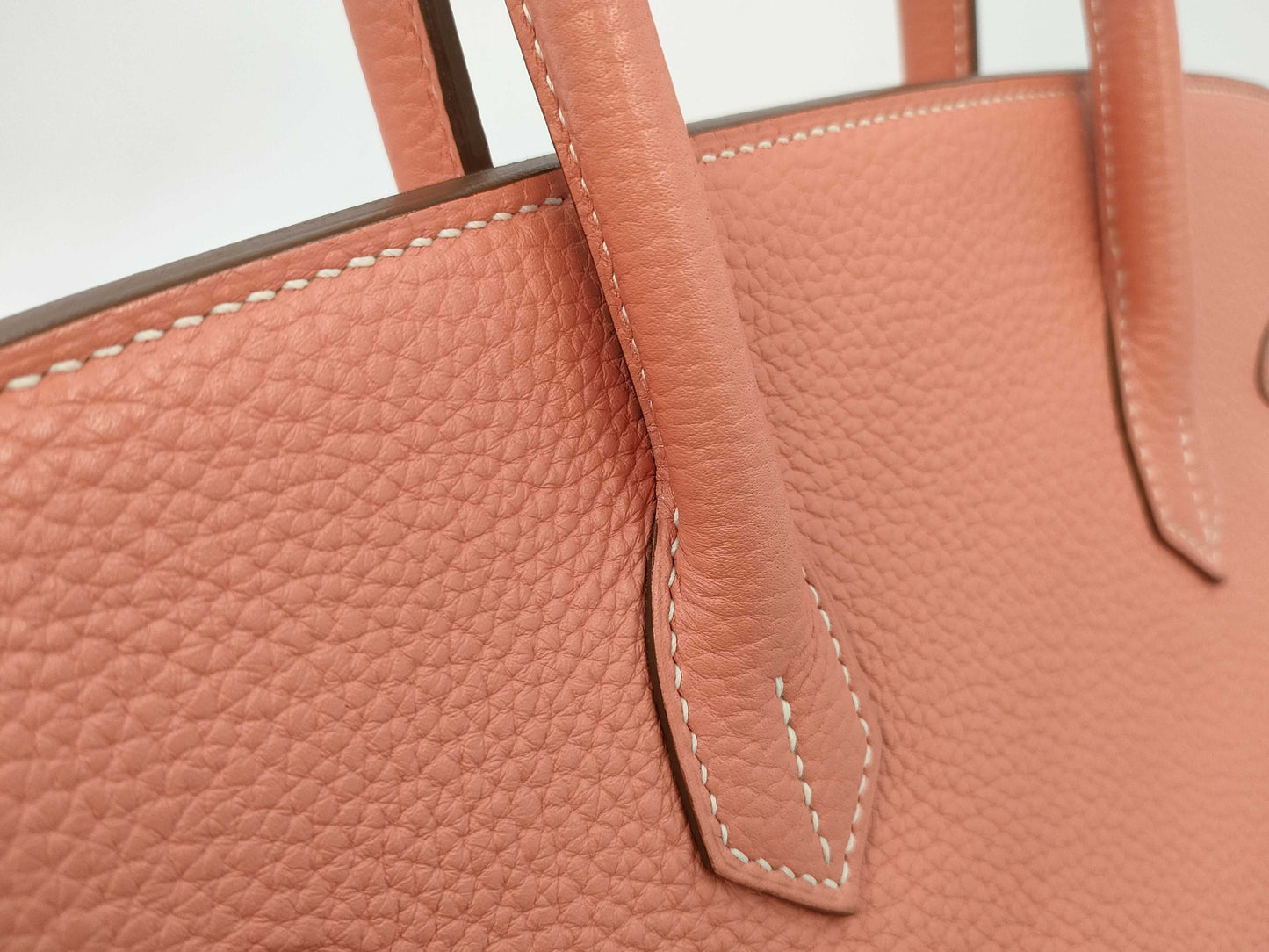 HERMES Birkin 35 Crevette Taurillon Clemence Leather Gold Hardware □Q Handbag