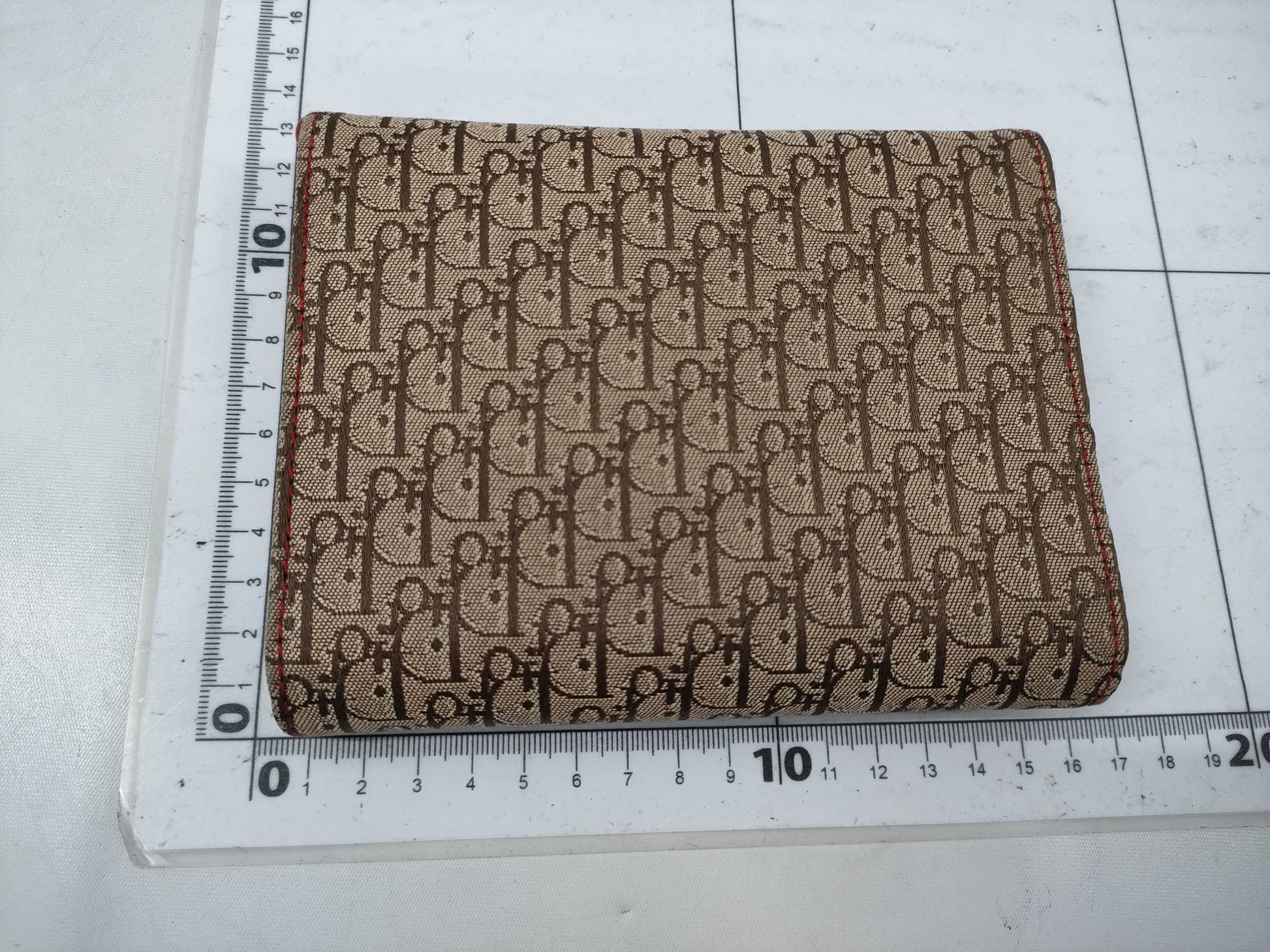 Dior Rasta Saddle Trotter Planner Cover, Brown Canvas